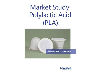 Ceresana prevé que la demanda mundial de PLA se cuadruplique en los diez próximos años