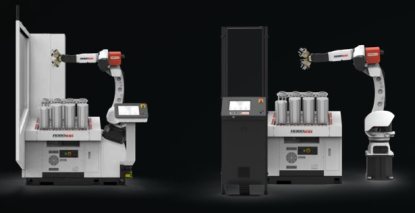 Sistema de automatización estándar compacto para tornos CNC