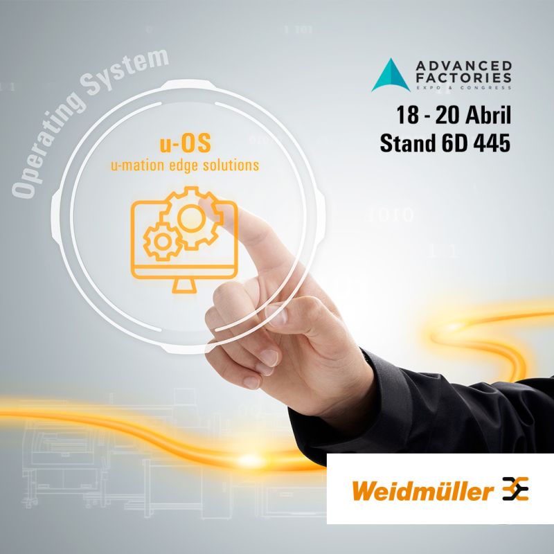 Weidmüller presenta en Advanced Factories el sistema u-OS u-OS