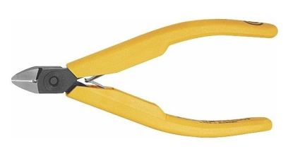 Alicates de corte lateral con cabeza ovalada para electrónica