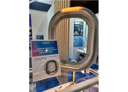 Eurecat mostró el potencial de la compositrónica para la aeronáutica en JEC World