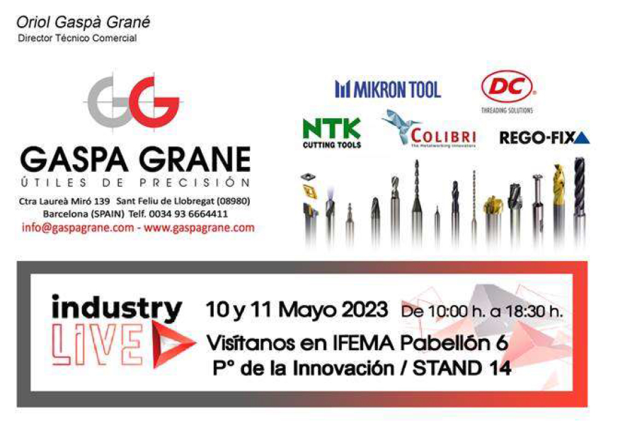 Gaspà Granè presentará en industry LIVE novedades de sus cuatro representadas