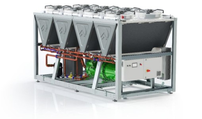 Enfriadoras modulares de husillo con compresor refrigerado por aire Heavygel 3FA Series de Frigel