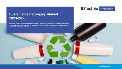 IDTechEx analiza el mercado del packaging sostenible impulsor de la economía circular