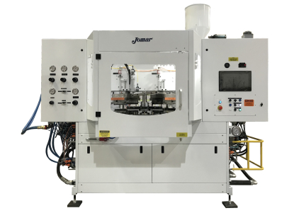 Máquina de moldeo por inyección y soplado con sistema de cilindro de circuito cerrado