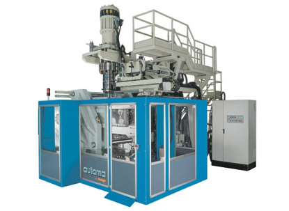 Máquina de moldeo por extrusión y soplado de 39 t con cabezal acumulador