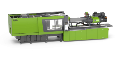 Máquina de moldeo por inyección de rodillera totalmente eléctrica e-cap 380 de Engel