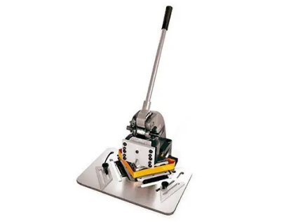 Cortacantos manual para chapa de ángulo fijo