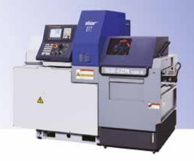 Torno automático de cabezal móvil CNC híbrido convertible para diámetros de hasta 12 mm (13 mm) de paso de barra