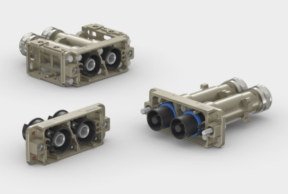 Conector modular para aplicaciones ferroviarias de potencia media