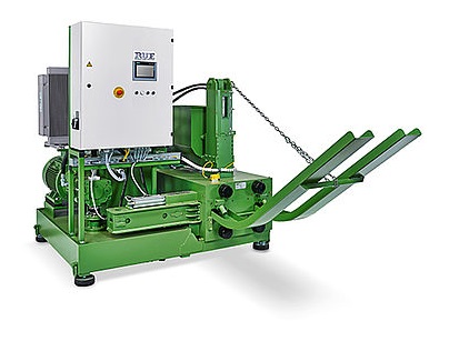 Prensa briquetadora personalizable para sustancias biogénicas