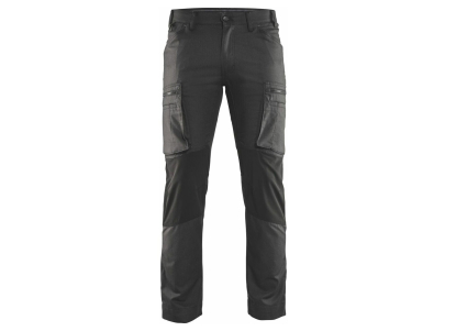 Pantalón de mantenimiento gris oscuro / negro
