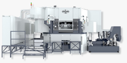 Transfer flexible con centros integrados de fresado y torneado para piezas complejas