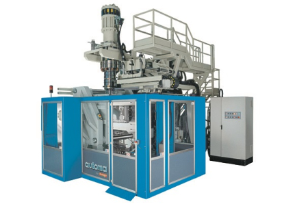 Máquina de moldeo por extrusión y soplado de 55 t con cabezal acumulador