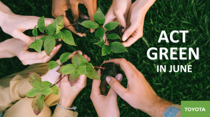 Toyota celebra el Mes del Medio Ambiente con un enfoque en el comportamiento personal