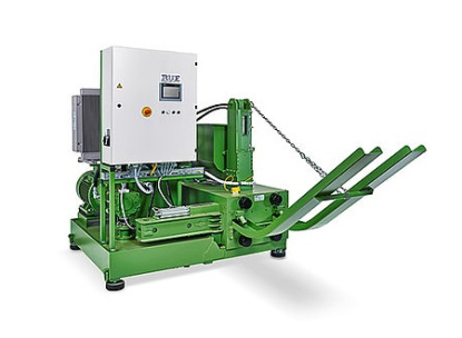 Prensa briquetadora personalizable para cantidades medianas de madera y biomasa