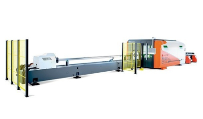 Máquina de corte por láser para tubo y chapa con 4 mordazas