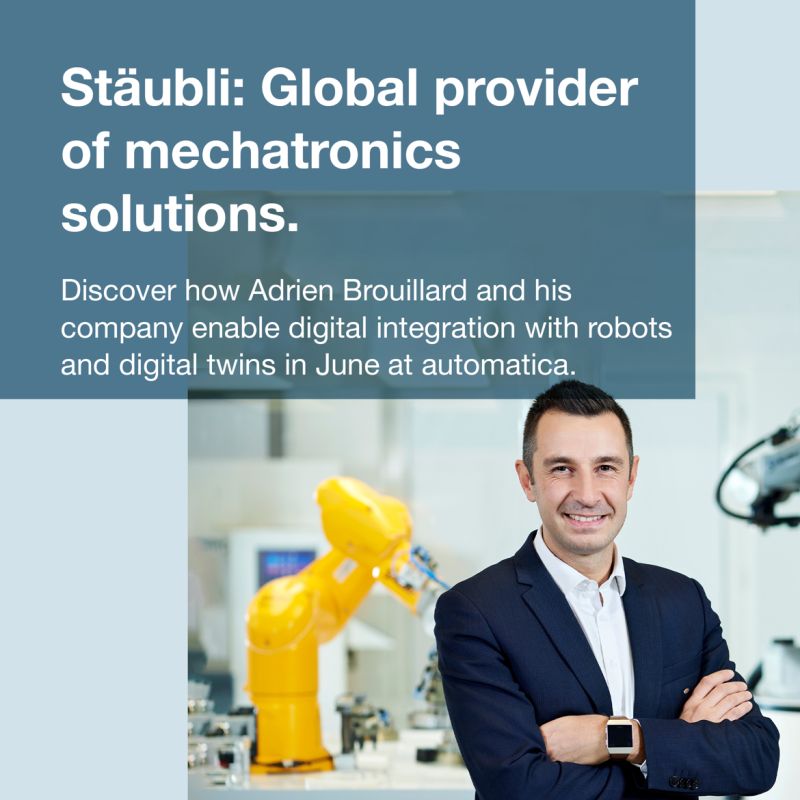Stäubli mostrará en automatica cómo integrar los robots en entornos digitales