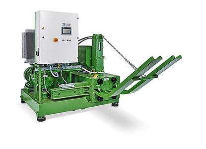 Prensas briquetadoras a medida para madera y biomasa con un rendimiento de 670 kg/h