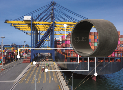 Cojinetes con refuerzo de fibras para aplicaciones de altas cargas