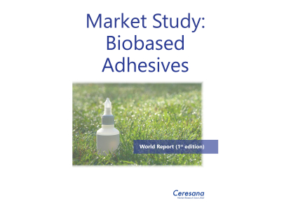 Ceresana: cada año se fabrican más de 13 millones de toneladas de adhesivos de base biológica