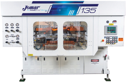 Máquina de moldeo por inyección y soplado con sistema de control programable con pantalla táctil