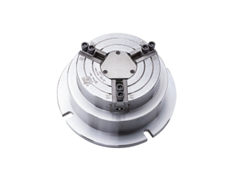 Plato automático de sujeción de 3 garras con un cilindro neumático integrado