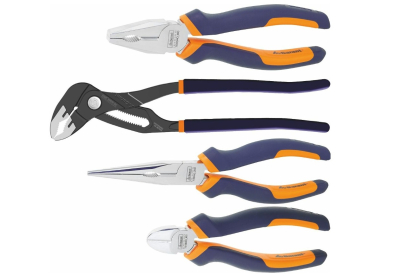 Surtido de 4 alicates con cubiertas en los mangos