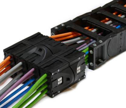 igus introduce un módulo de conexión para cables en cadenas portacables