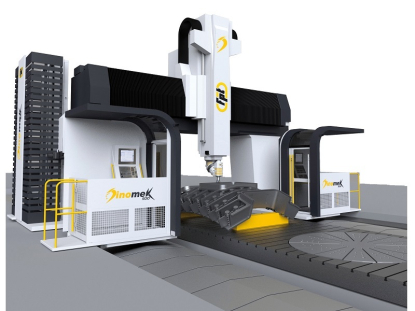 Fresadora de pórtico móvil DINOMEK de FPT