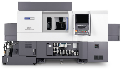 Torno de cabezal móvil MC20-III de Cincom para la personalización en masa