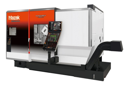 Máquina multitarea de fresado-torneado de 5 ejes Integrex i-200H S de Mazak con robot