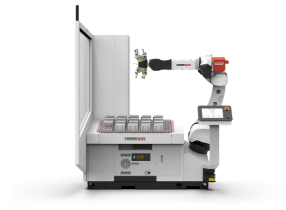 Mill-Assist de RoboJob, solución compacta para carga y descarga de fresadoras CNC