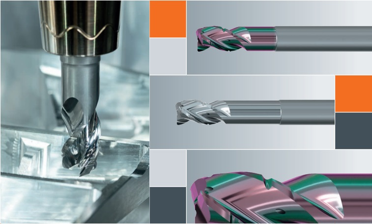 Herramientas de fresado de metal duro Alu-Cut para grandes volúmenes de aluminio