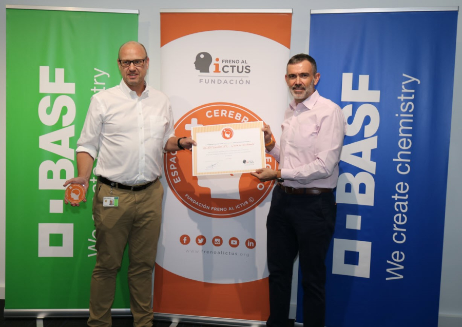 Basf en Marchamalo recibe la certificación de 'Espacio Cerebroprotegido'