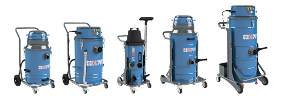 Gama de aspiradores industriales monofásicos DU-PUY