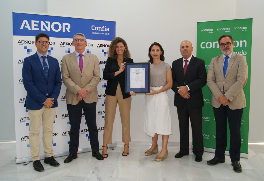 Aenor certifica a Conacon Sando como la primera empresa de construcción de carreteras que obtiene la ISO 39001 de Seguridad Vial en Andalucía