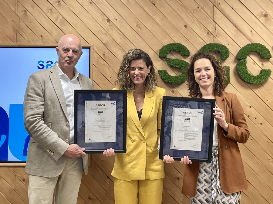 Sacyr, primera empresa certificada por Aenor en su sistema de gestión de diversidad e inclusión 