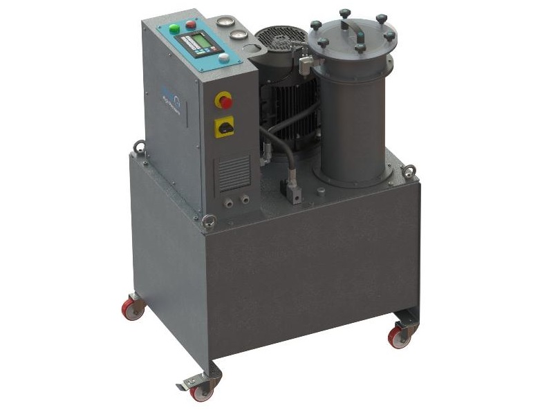 Unidad de alta presión simple y resistente para aceite y taladrina SCS 90