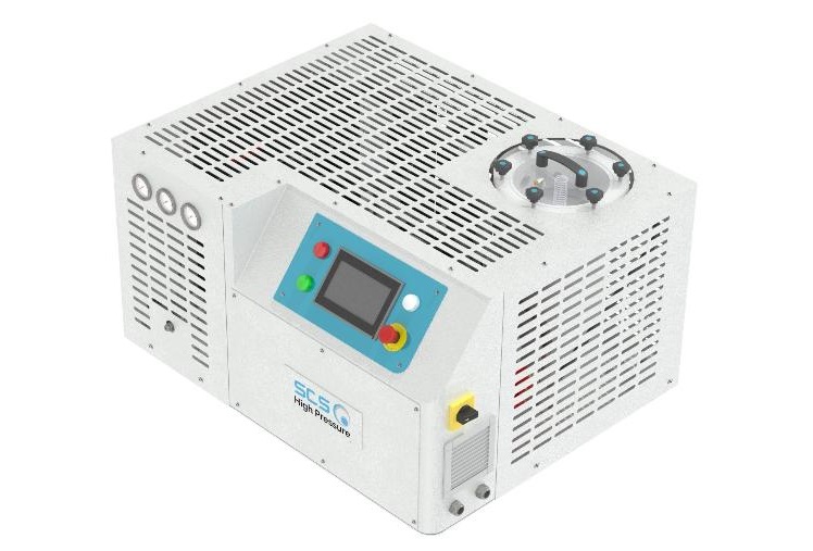 Compresor de alta presión de altas prestaciones para aceite y taladrina SCS 300