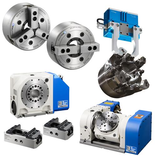 Novedades en platos automáticos, divisores de 4º y 5º eje, pinzas y portapinzas Kitagawa