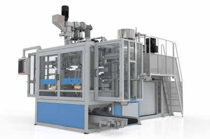 Máquina de moldeo por soplado y extrusión continua de 2,3 t