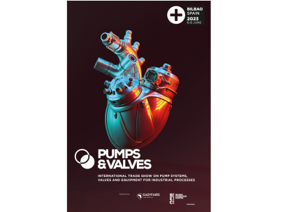 El cartel de PUMPS&VALVES, premiado en el Concurso Internacional de Carteles de Ferias