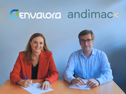 El acuerdo entre Envalora y Andimac fomentará la economía circular en la gestión de envases