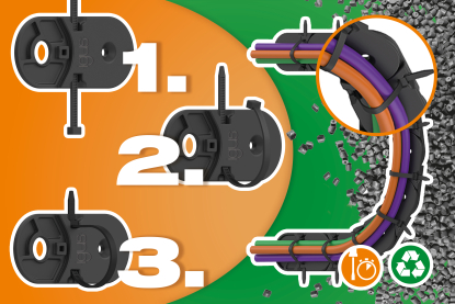 Cadena portacables pequeña, compacta y económica