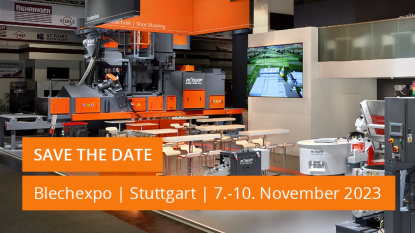 Rösler se enfocará en la digitalización y la automatización del granallado en Blechexpo