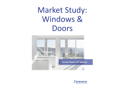 Ceresana analiza el mercado europeo de puertas y ventanas