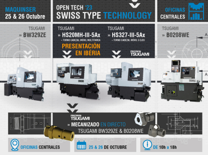 Maquinser organiza un “Open Tech” enfocado en la tecnología de torneado de cabezal móvil