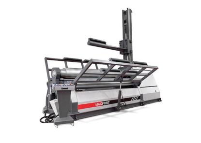 Cilindros para chapa de 4 rodillos accionados hidráulicamente