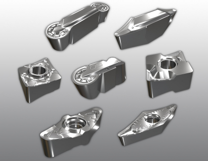 Línea estándar de plaquitas de ranurado y torneado con recubrimiento DLC